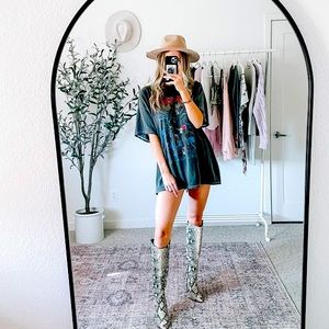 Vince Camuto snakeskin leather Kervana boots